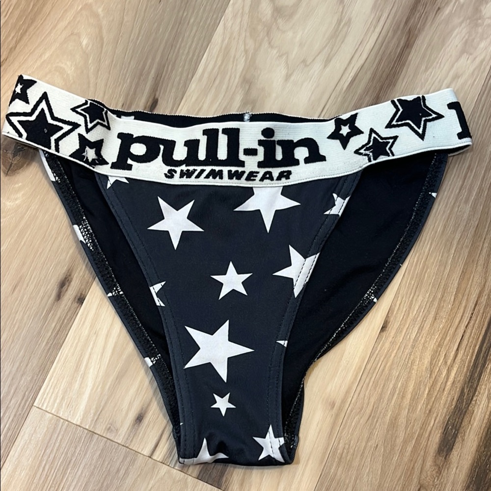 Pull-In Star Print Swimwear Bottoms